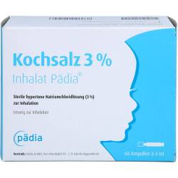 Kochsalz 3% Inhalat Pädia Ampullen 240 ml