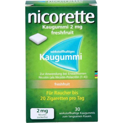 Nicorette Kaugummi 2 mg freshfruit 30 St