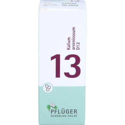 Biochemie Pflüger 13 Kalium arsenicosum D 12 Glob. 15 g
