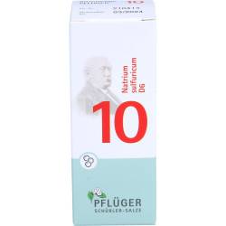 Biochemie Pflüger 10 Natrium sulfuricum D 6 Glob. 15 g