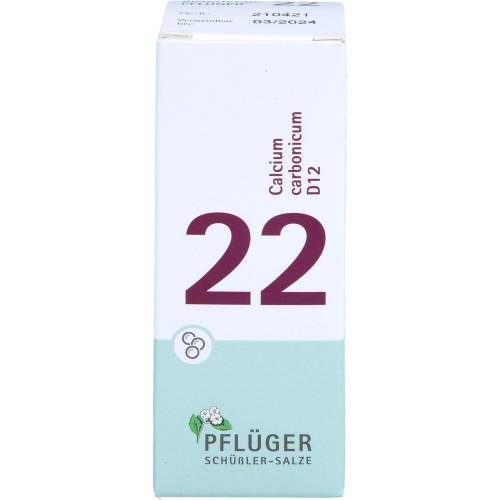 Biochemie Pflüger 22 Calcium carbonicum D 12 Glob. 15 g