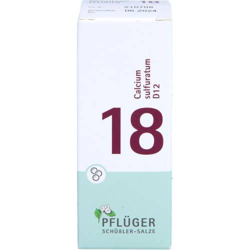 Biochemie Pflüger 18 Calcium sulfuratum D 12 Glob. 15 g