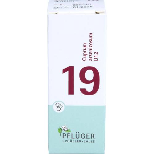 Biochemie Pflüger 19 Cuprum arsenicosum D 12 Glob. 15 g