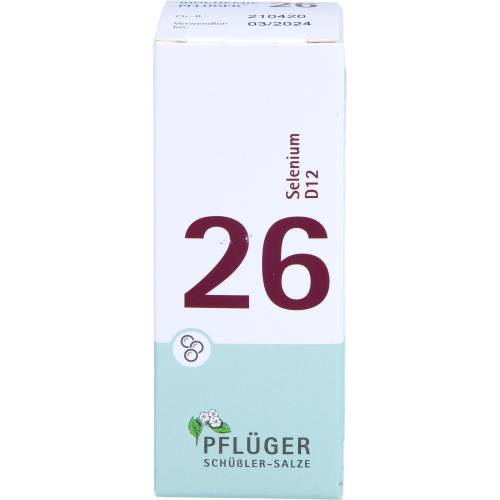 Biochemie Pflüger 26 Selenium D 12 Globuli 15 g