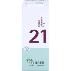 Biochemie Pflüger 21 Zincum chloratum D 12 Globuli 15 g
