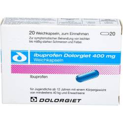 Ibuprofen Dolorgiet 400 mg Weichkapseln 20 St