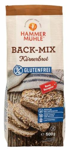 Premix pentru paine multicereale cu seminte, fara gluten, 500 g, HAMMER MUHLE
