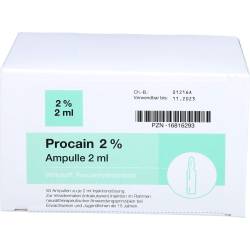 Procain pharmarissano 2% Inj.-Lsg.Ampullen 2 ml 100 ml