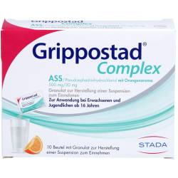 Grippostad Complex Ass/Pseudoeph.500/30 mg Orange 10 St