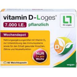 Vitamin D-Loges 7.000 I.E. pflanzlich Wochendepot 60 St