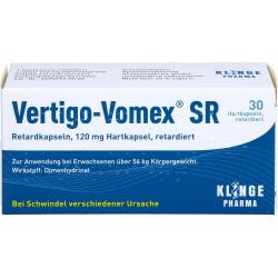 Vertigo-Vomex Sr Retardkapseln 30 St