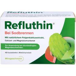 Refluthin bei Sodbrennen Kautabletten Minze 48 St