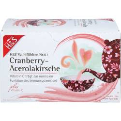 H&S Cranberry-Acerolakirsche mit Vitamin C Fbtl. 56 g