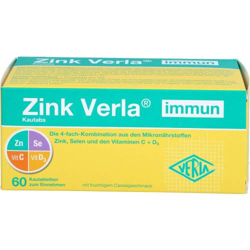 Zink Verla immun Kautabs 60 St