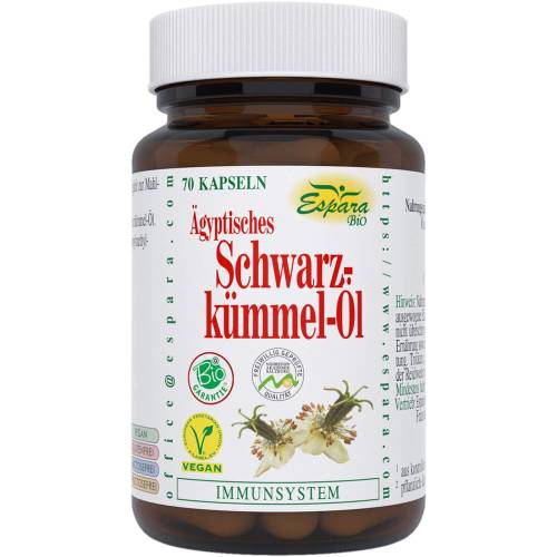 Schwarzkümmelöl Bio Kapseln 70 St