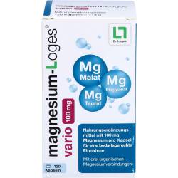 Magnesium-Loges vario 100 mg Kapseln 120 St