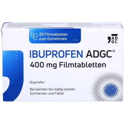 Ibuprofen Adgc 400 mg Filmtabletten 20 St