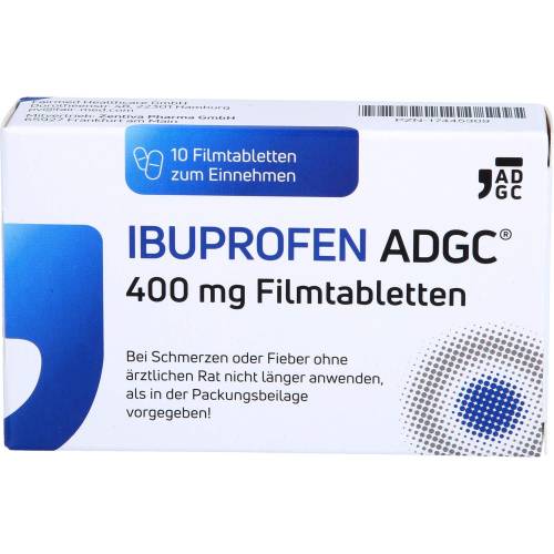 Ibuprofen Adgc 400 mg Filmtabletten 10 St