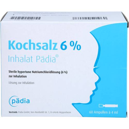 Kochsalz 6% Inhalat Pädia Ampullen 60 St