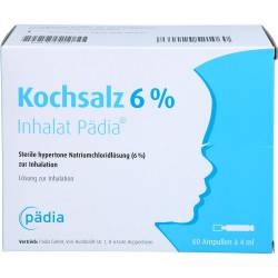 Kochsalz 6% Inhalat Pädia Ampullen 60 St