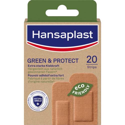 Hansaplast Green & Protect Pflasterstrips 20 St