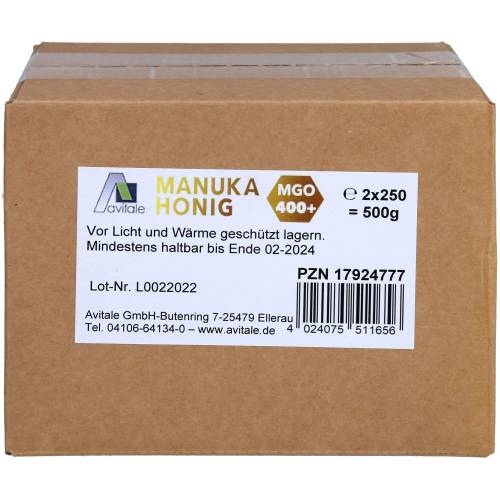 Manuka Honig Mgo 400+ 500 g