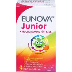Eunova Junior Kautabletten m.Orangengeschmack 100 St