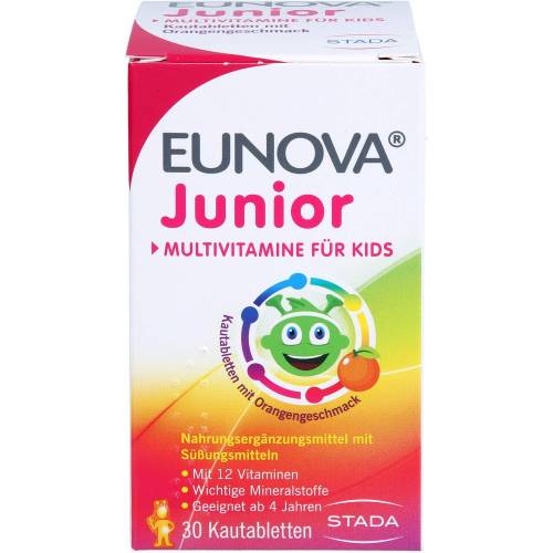 Eunova Junior Kautabletten m.Orangengeschmack 30 St