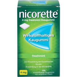 Nicorette 4 mg freshmint Kaugummi 105 St