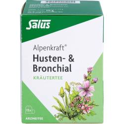 Alpenkraft Husten-&Bronchial Kräutertee Salus Fbtl 15 St