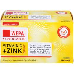 Wepa Vitamin C+Zink Kapseln 60 St