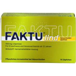 Faktu lind Hämorrhoidenzäpfchen 10 St