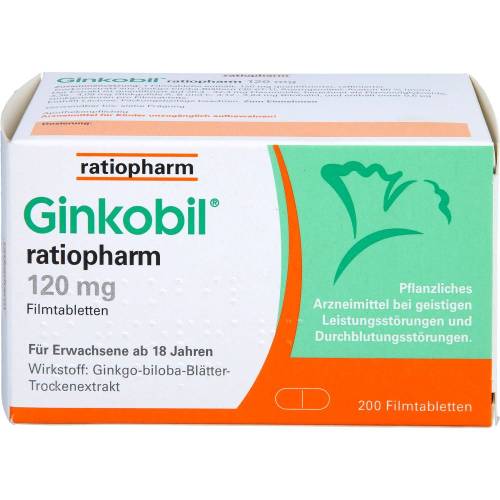 Ginkobil-ratiopharm 120 mg Filmtabletten 200 St