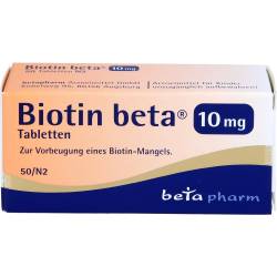 Biotin Beta 10 mg Tabletten 50 St
