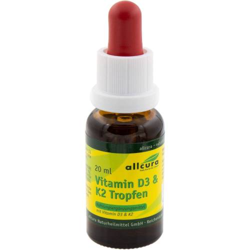 Vitamin D3 & K2 Tropfen 1000 I.E./20 µg je Tropfen 20 ml