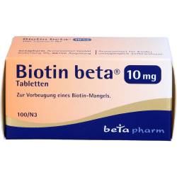 Biotin Beta 10 mg Tabletten 100 St