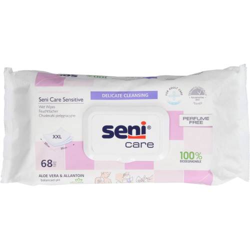 Seni care sensitive Feuchtpflegetücher 68 St