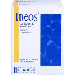 Ideos 500 mg/400 I.E. Kautabletten 90 St