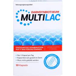 Multilac Darmsynbiotikum magensaftres.Kapseln 10 St