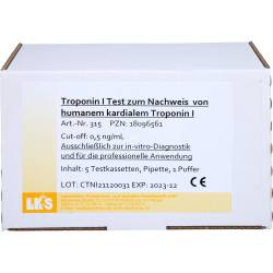 Troponin I mit Puffer Testkassetten 5 St