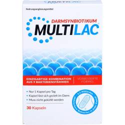 Multilac Darmsynbiotikum magensaftres.Kapseln 30 St