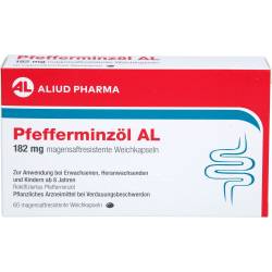 Pfefferminzöl Al 182 mg magensaftres.Weichkapseln 60 St