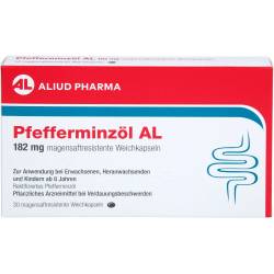 Pfefferminzöl Al 182 mg magensaftres.Weichkapseln 30 St
