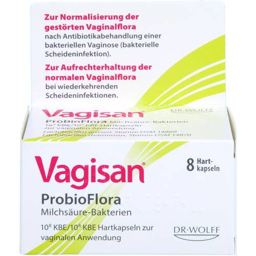 Vagisan ProbioFlora Milchsäure-Bakter.Vaginalkaps. 8 St