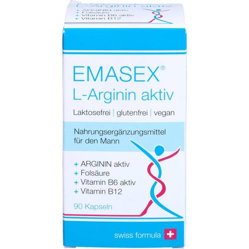 Emasex L-Arginin aktiv Kapseln 90 St