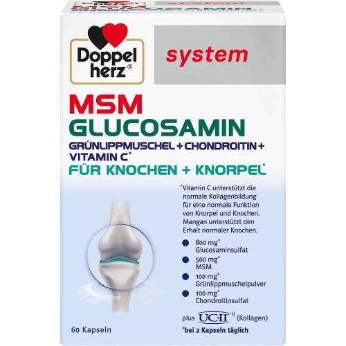 Doppelherz Msm Glucosamin system Kapseln 60 St
