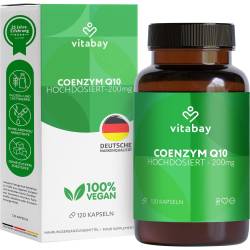 Coenzym Q10 Ubichinon Komplex 200 mg vegan Kapseln 120 St