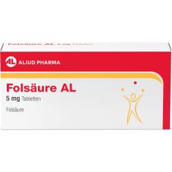 Folsäure Al 5 mg Tabletten 20 St