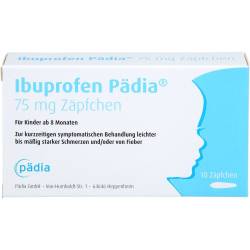 Ibuprofen Pädia 75 mg Zäpfchen 10 St