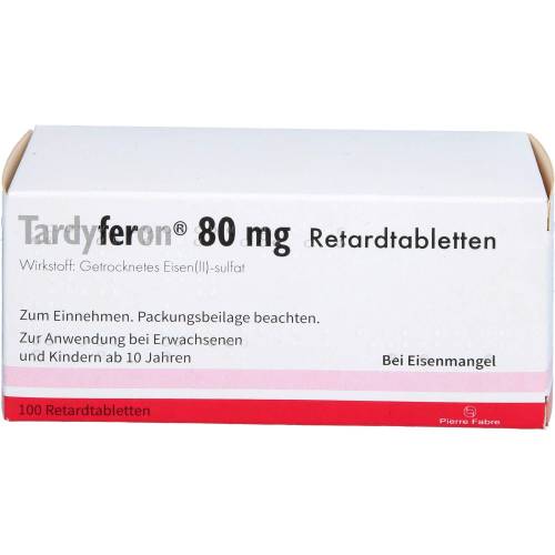 Tardyferon Depot-Eisen(Ii)-sulfat 80 mg Retardtab. 100 St